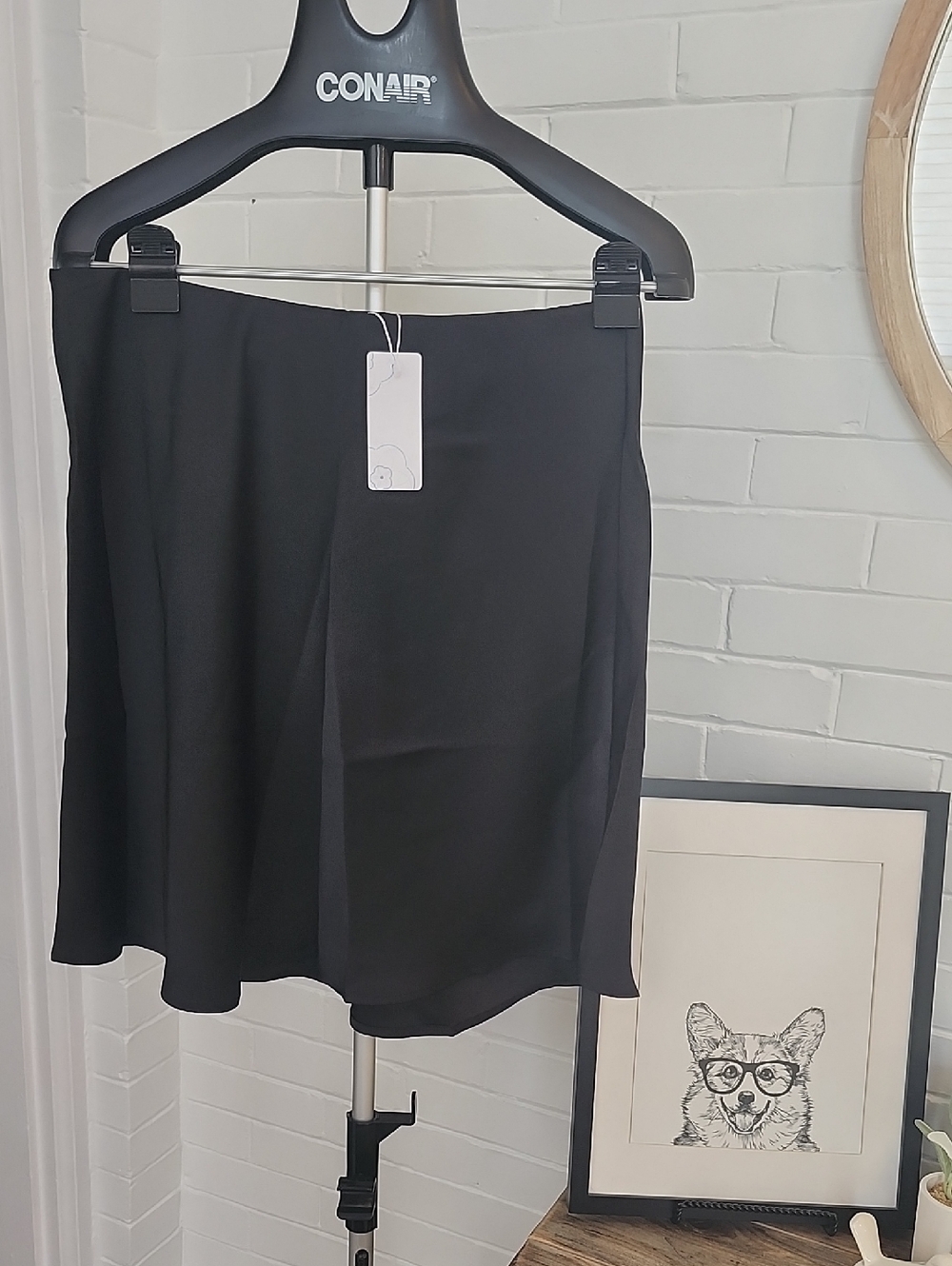 Black Women's A-Line Skirt - Xl